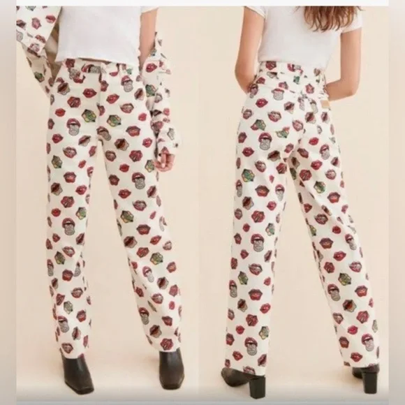 Wrangler Read My Lips Jeans Barrel 652 High Rise Barrel jeans size 27x31 new - Picture 4 of 9